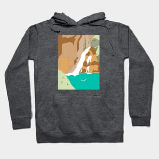 Diving into Bassin Bleu, Haiti Hoodie